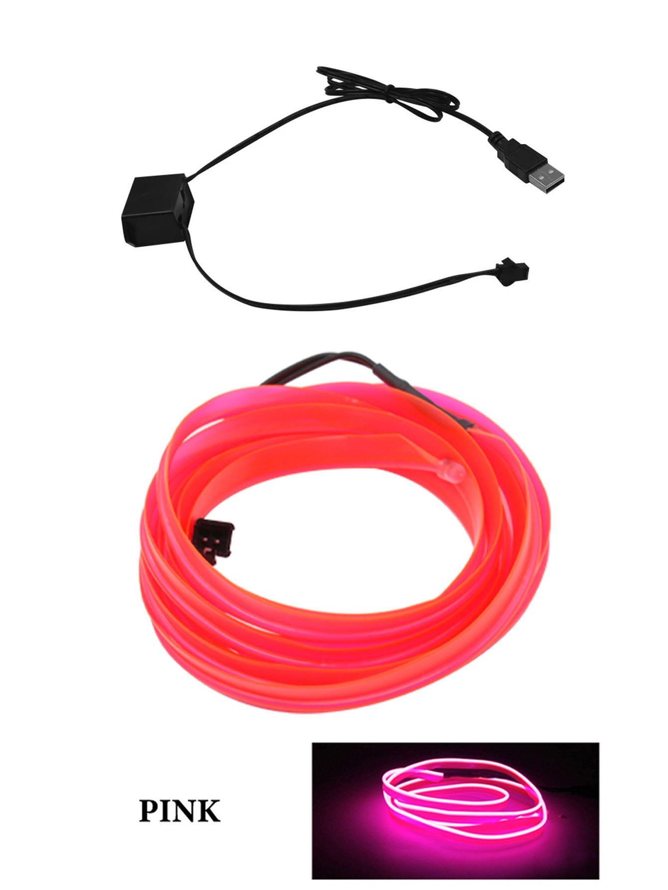 LED Ambient Car Interior LIghts - easy to Install and fun to use (Free USA Shipping)