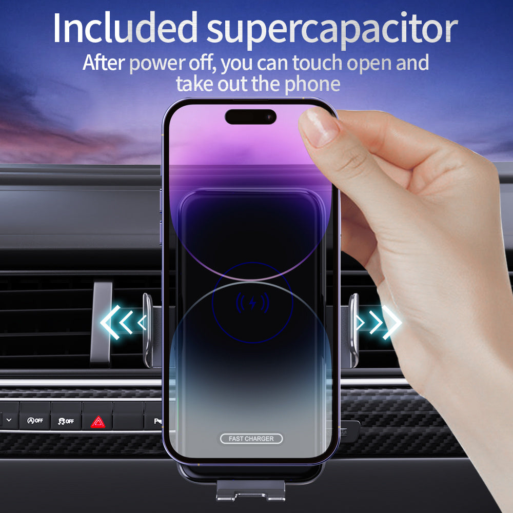 Wireless Car Phone Charger Mount - Charge and Drive (Free USA Delivery)