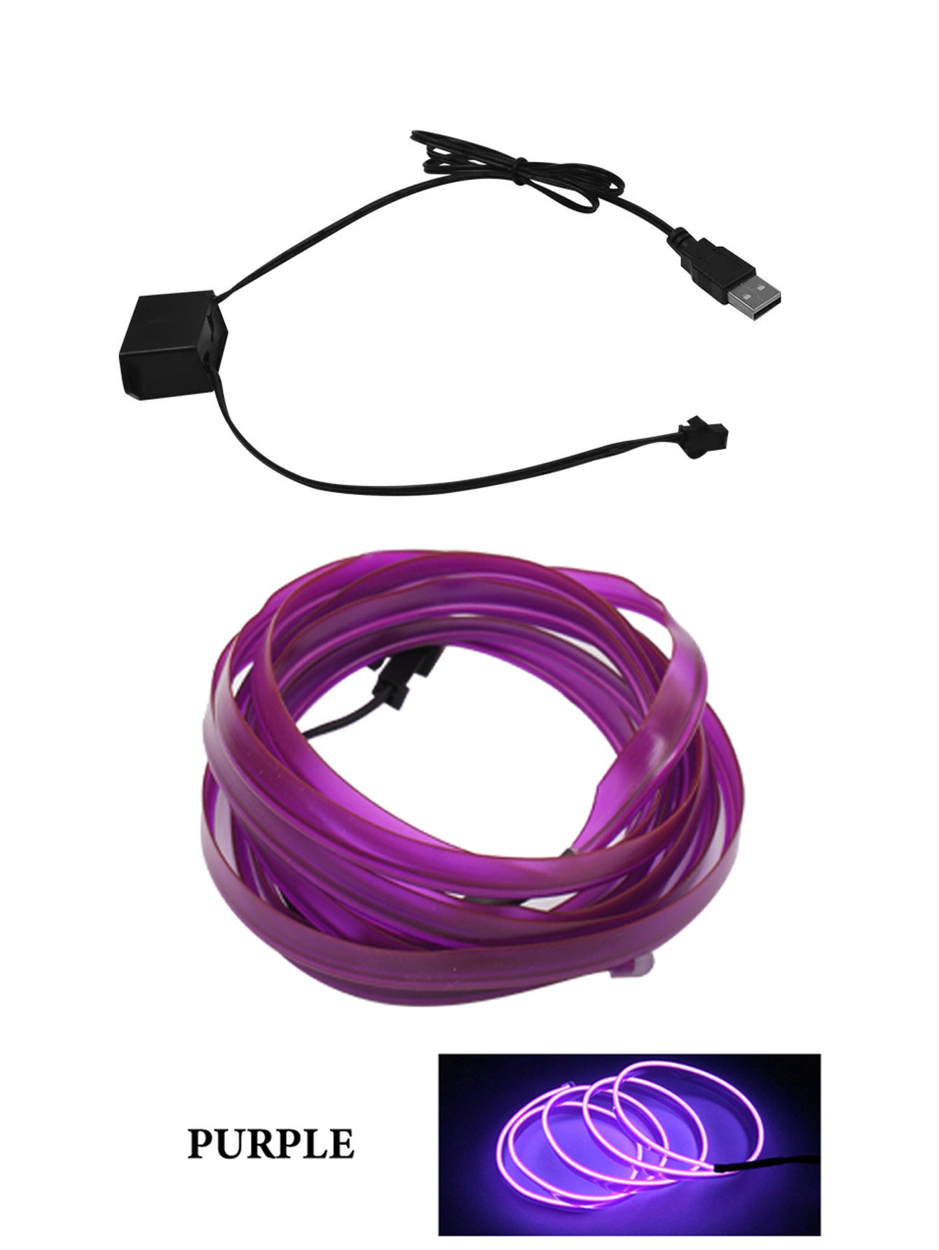 LED Ambient Car Interior LIghts - easy to Install and fun to use (Free USA Shipping)